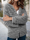Faux Rabbit Fur Woman Fashion Coat