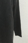 Crew Neck  Asymmetric Hem  Plain Sweaters