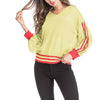 Colorful Woman Long Sleeve With Hoody Sweaters