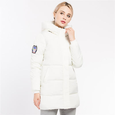 Women's Jackets Parkas Hooded Long Cotton Padded Thick Coats Outwear